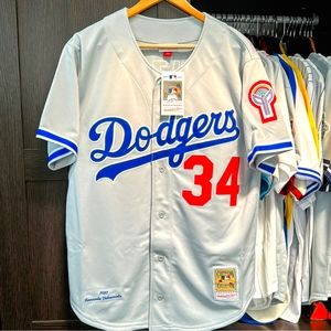 LOS ANGELES DODGERS AUTHENTIC#34 VALENZUELA M/N SIZE MEDIUM